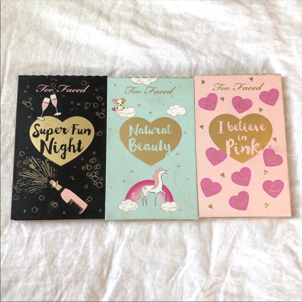 Too Faced Holiday Trio Makeup Palettes